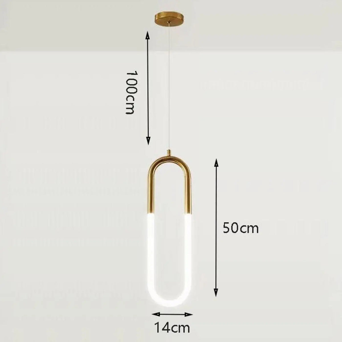 Suspension LED moderne, modèle ovale ou rond