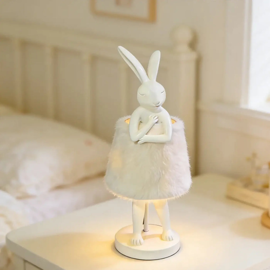 Lampe lapin décorative à abat-jour