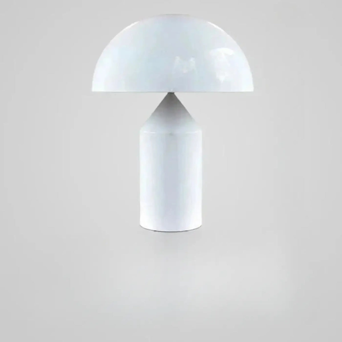 Lampe champignon à finition métallique, blanc, noir ou doré, S ou M, blanc