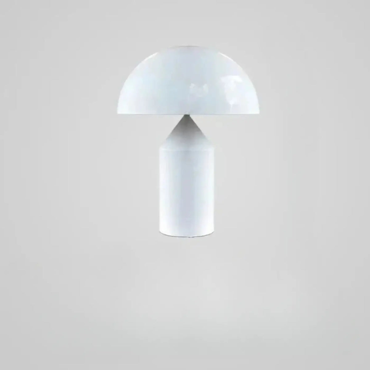 Lampe champignon à finition métallique, blanc, noir ou doré, S ou M, blanc