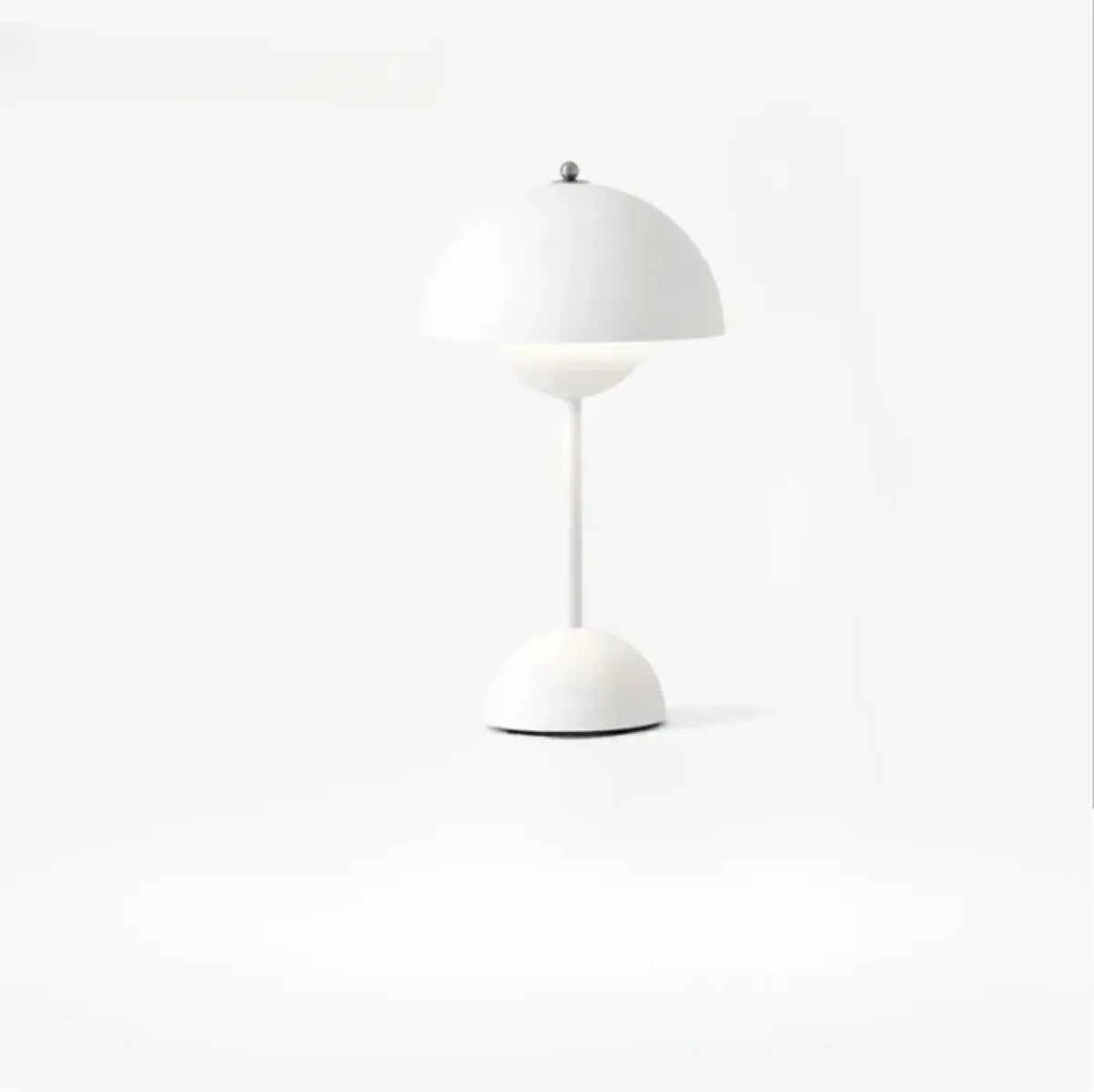 Lampe de table colorée à sphère lumineuse, sept coloris, blanc