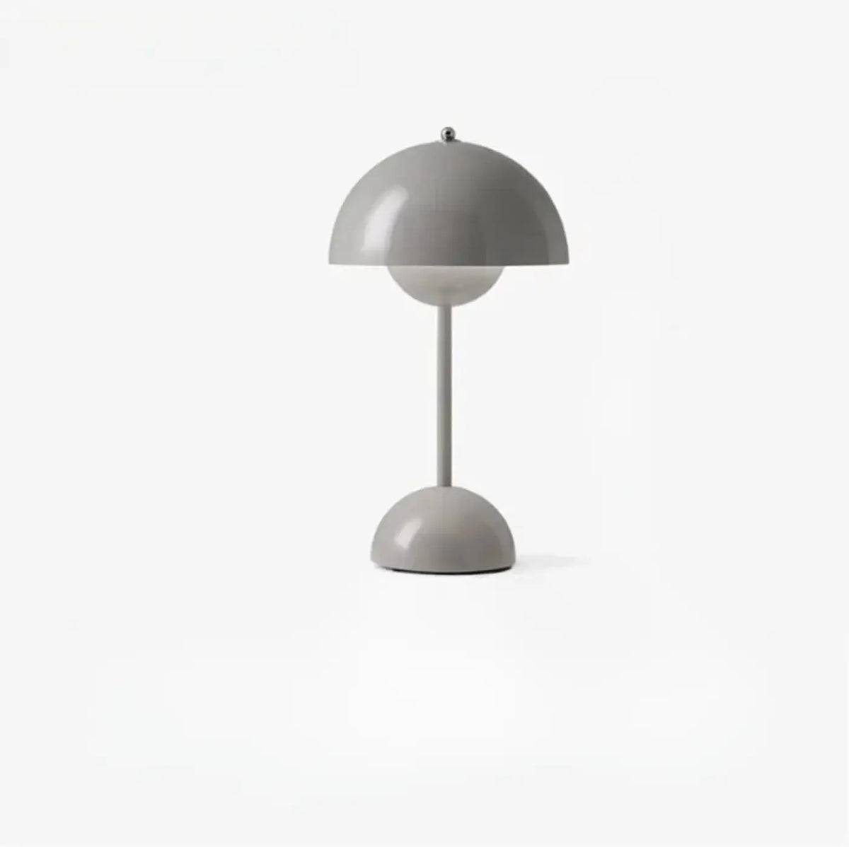 Lampe de table colorée à sphère lumineuse, sept coloris, gris