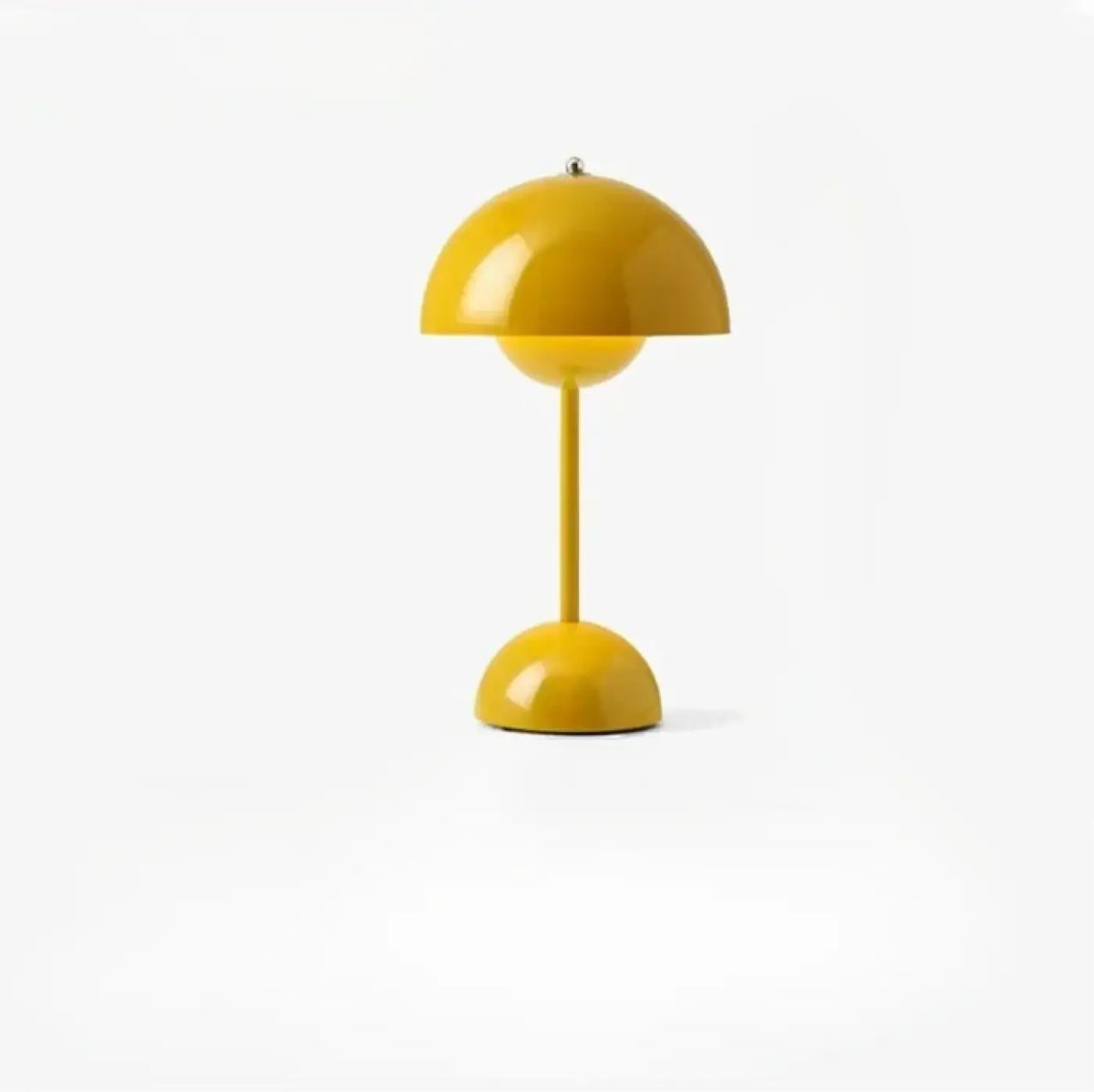Lampe de table colorée à sphère lumineuse, sept coloris, jaune
