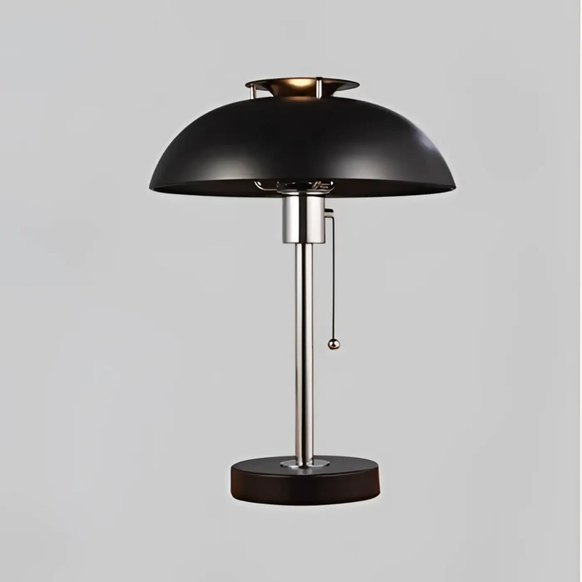 Lampe rétro à abat-jour cloche, cinq coloris, noir