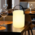 Lampe nomade sans fil à poignée, cylindrique, ovale ou ronde