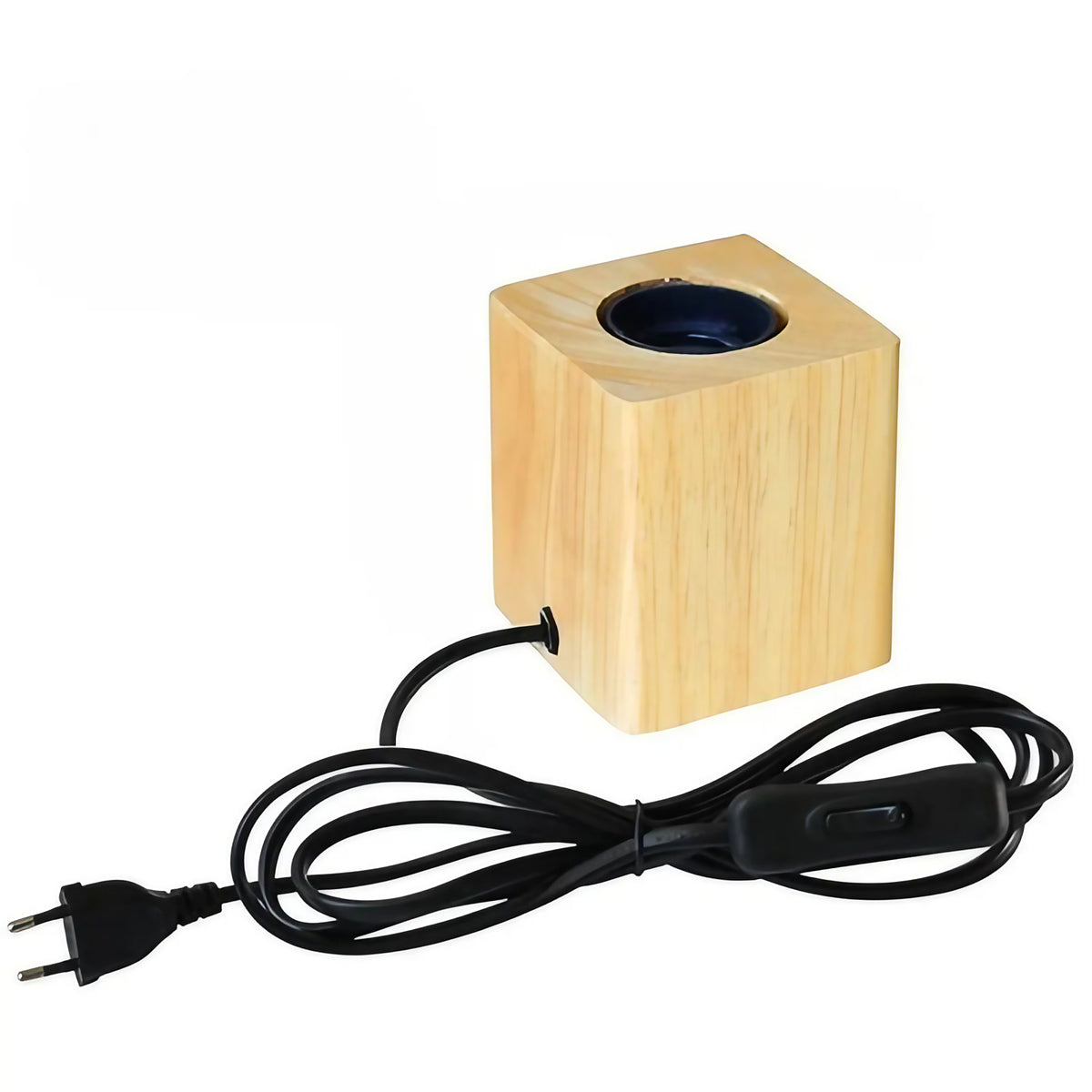 Lampe industrielle en bois à ampoule rétro apparente, cinq modèles
