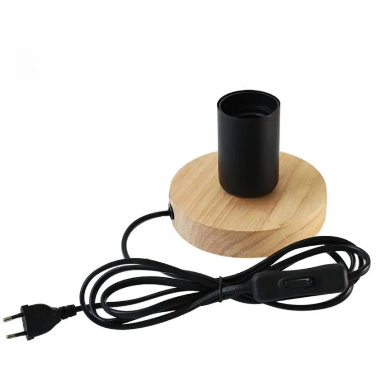 Lampe industrielle en bois à ampoule rétro apparente, cinq modèles