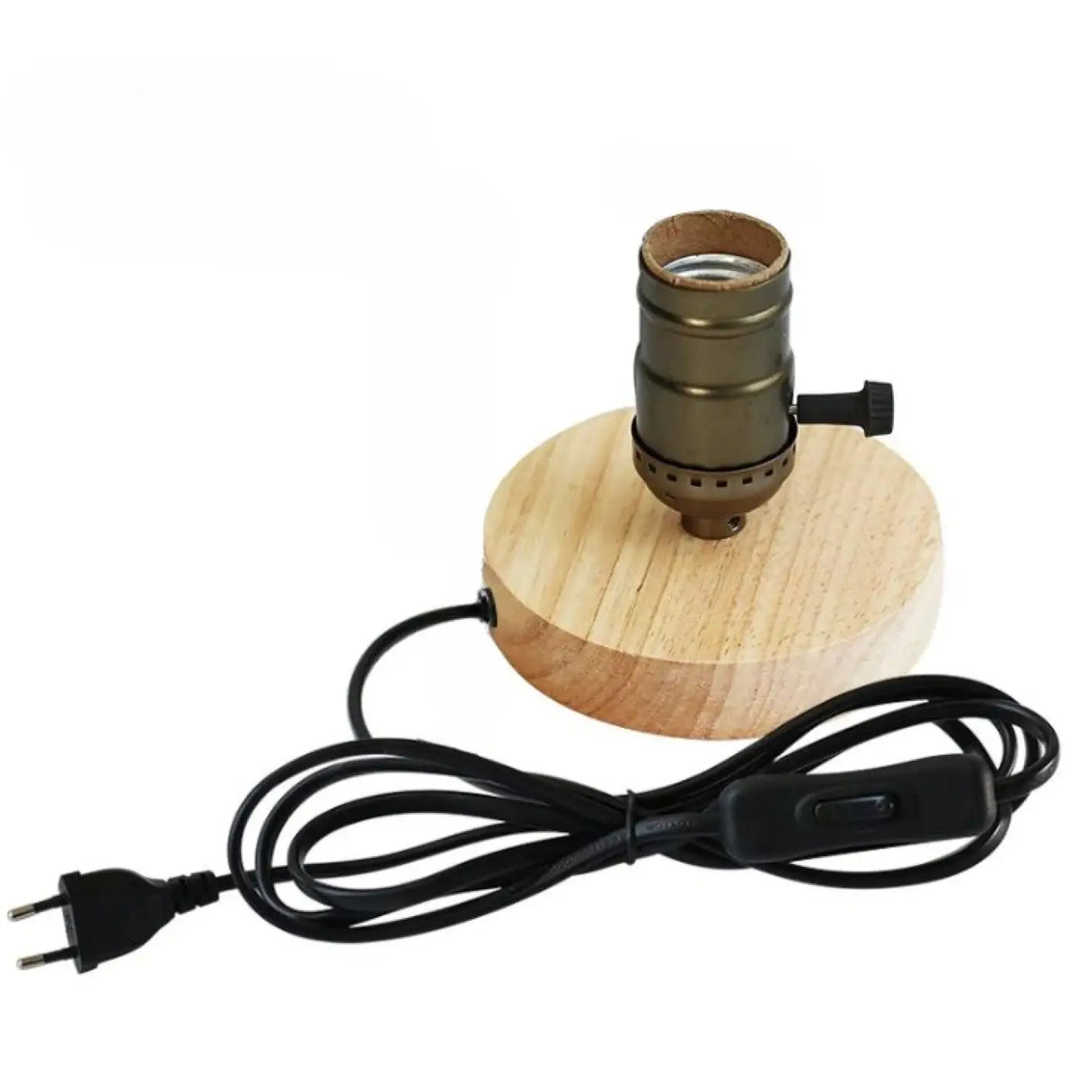 Lampe industrielle en bois à ampoule rétro apparente, cinq modèles