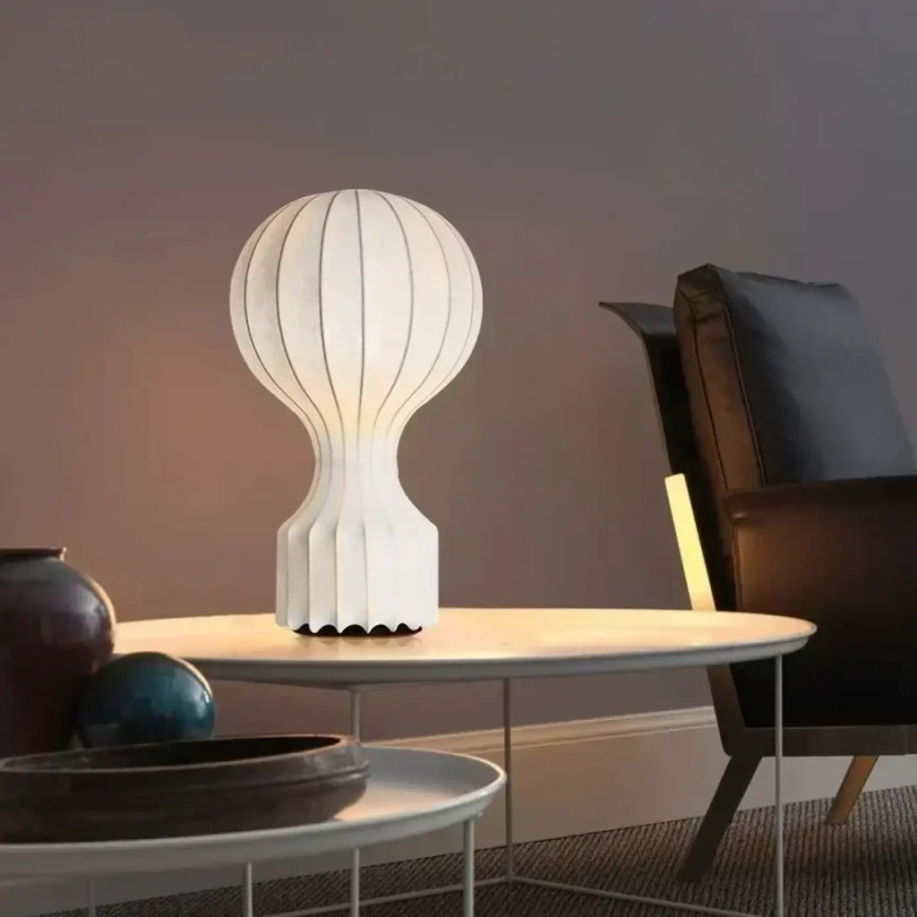 Lampe japandi à silhouette ondulée, tailles S, M ou L
