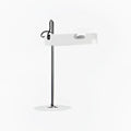 Lampe à poser en métal à éclairage directionnel, blanche ou noire, blanc
