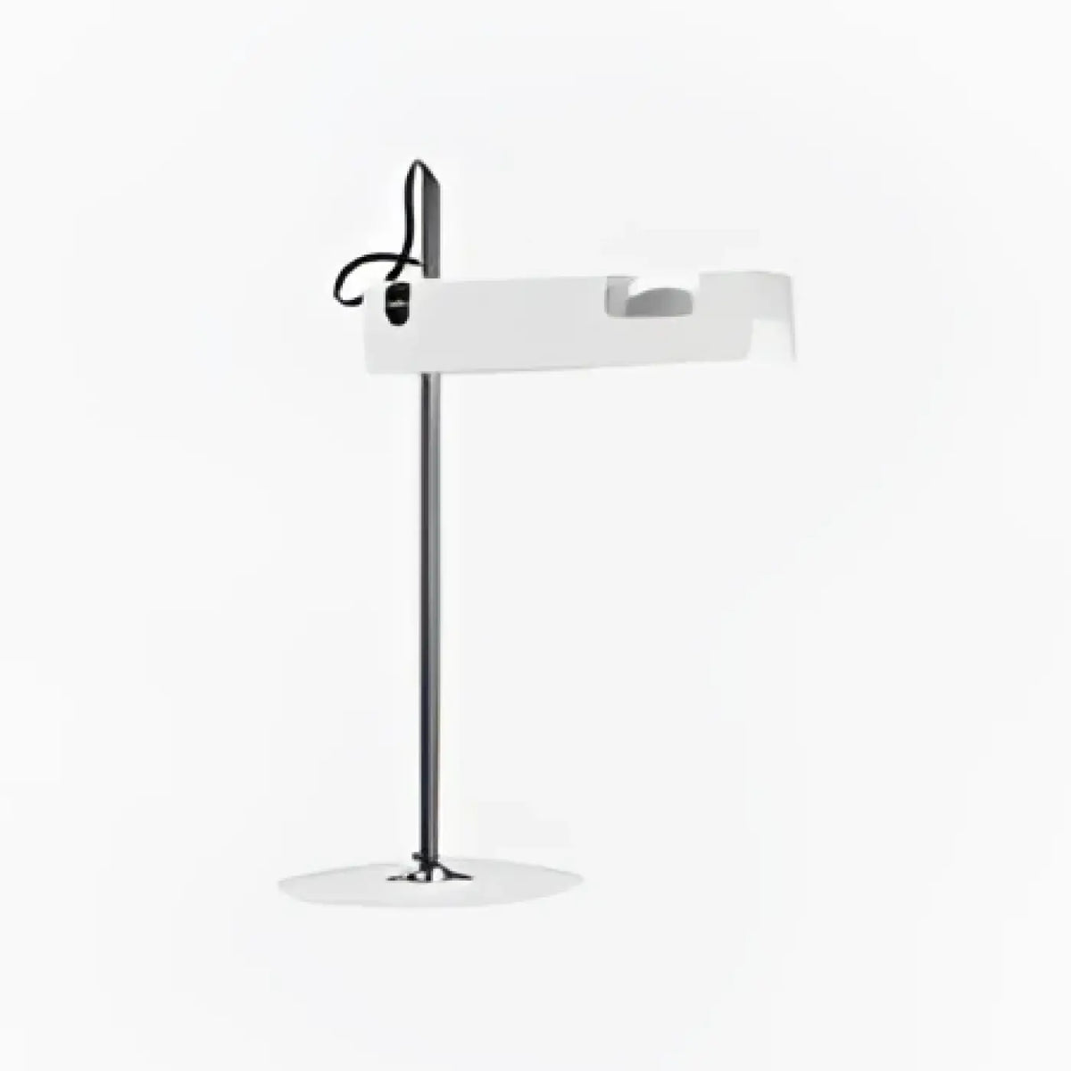 Lampe à poser en métal à éclairage directionnel, blanche ou noire, blanc