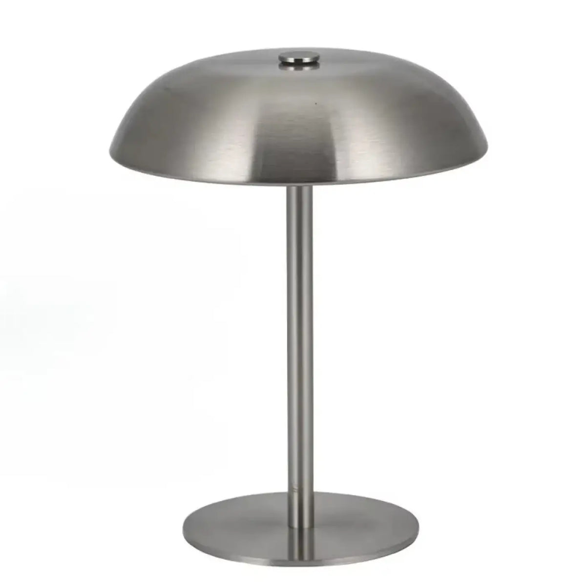 Lampe de chevet tactile aux courbes douces, six coloris, argenté