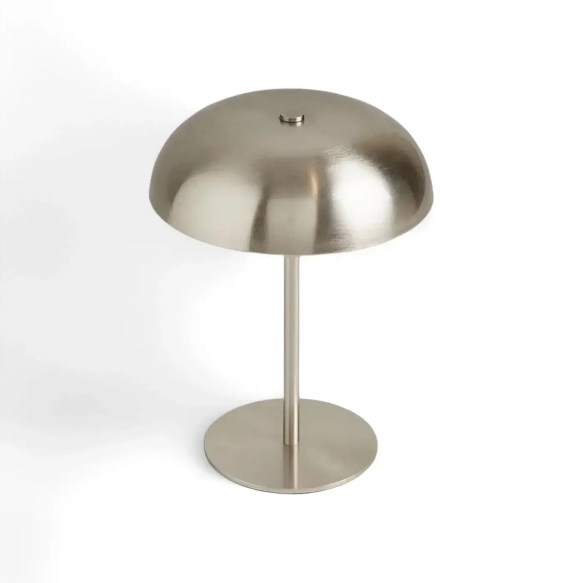 Lampe de table à dôme, silhouette fine, cinq coloris, argenté