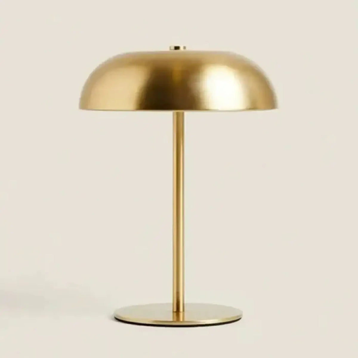 Lampe de table à dôme, silhouette fine, cinq coloris, doré