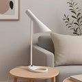 Lampe scandinave à abat-jour fuselé, blanche ou noire, blanc
