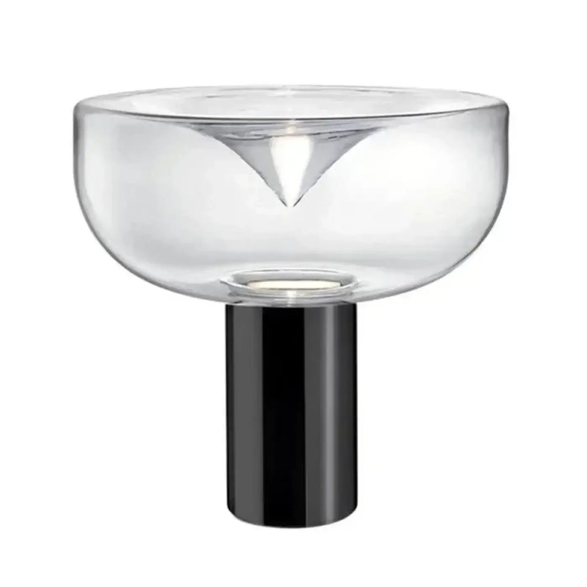 Lampe à poser en verre fumé, six modèles