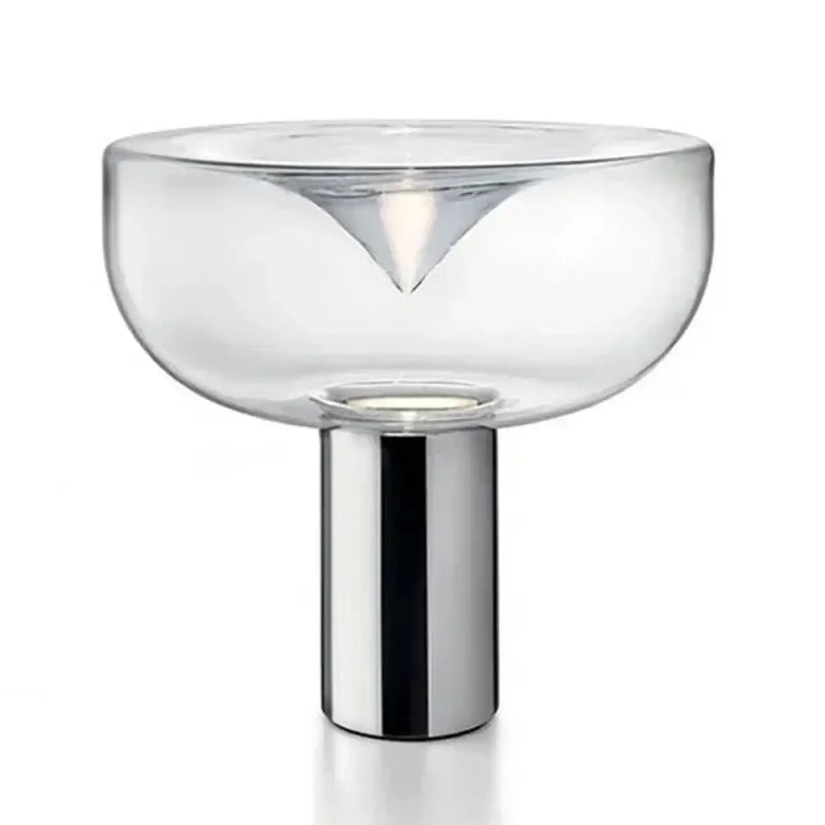 Lampe à poser en verre fumé, six modèles