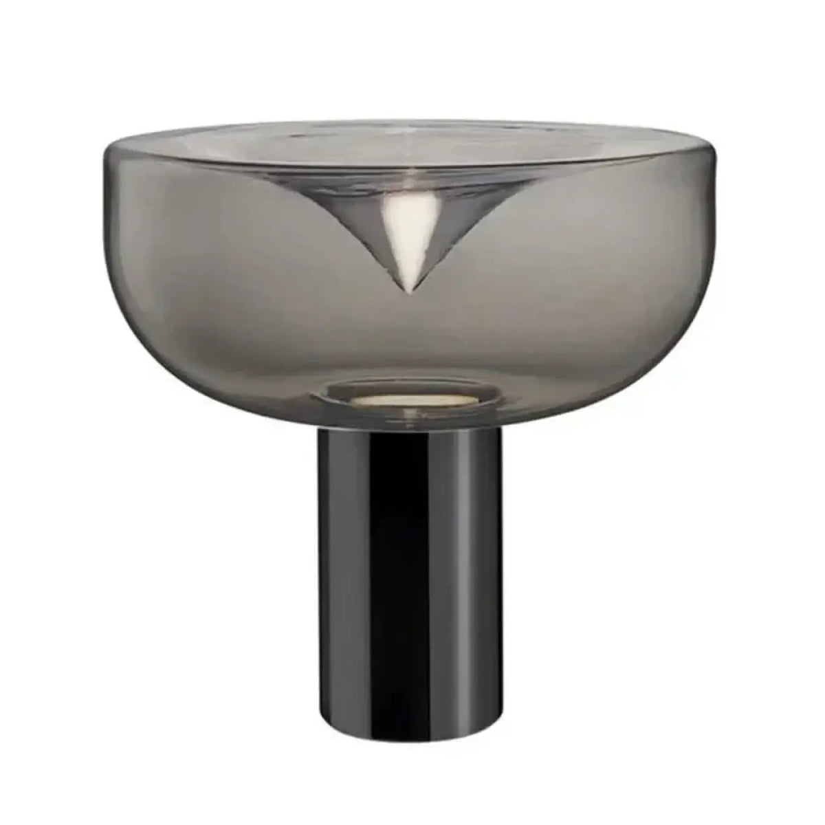 Lampe à poser en verre fumé, six modèles