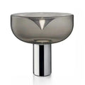 Lampe à poser en verre fumé, six modèles