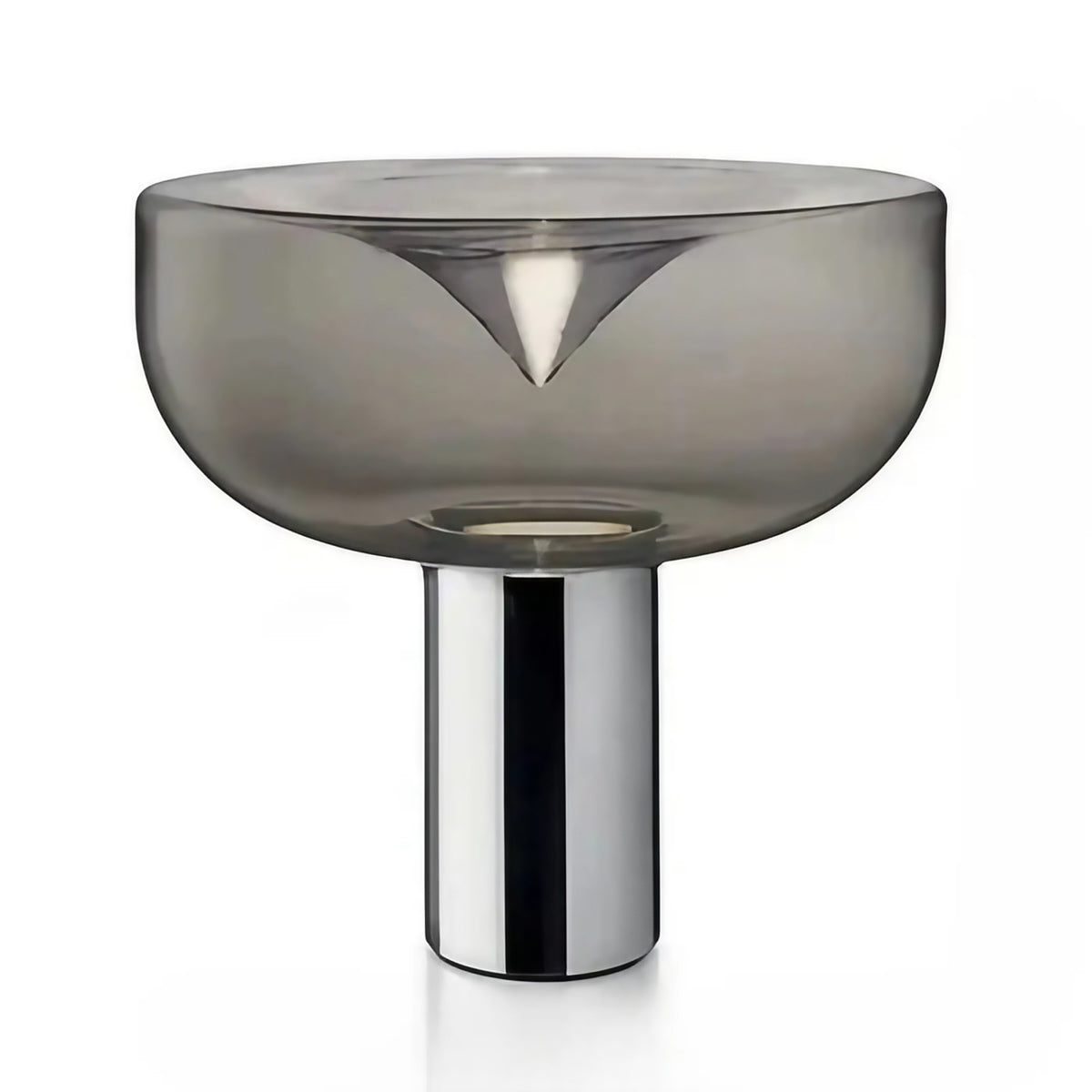 Lampe à poser en verre fumé, six modèles