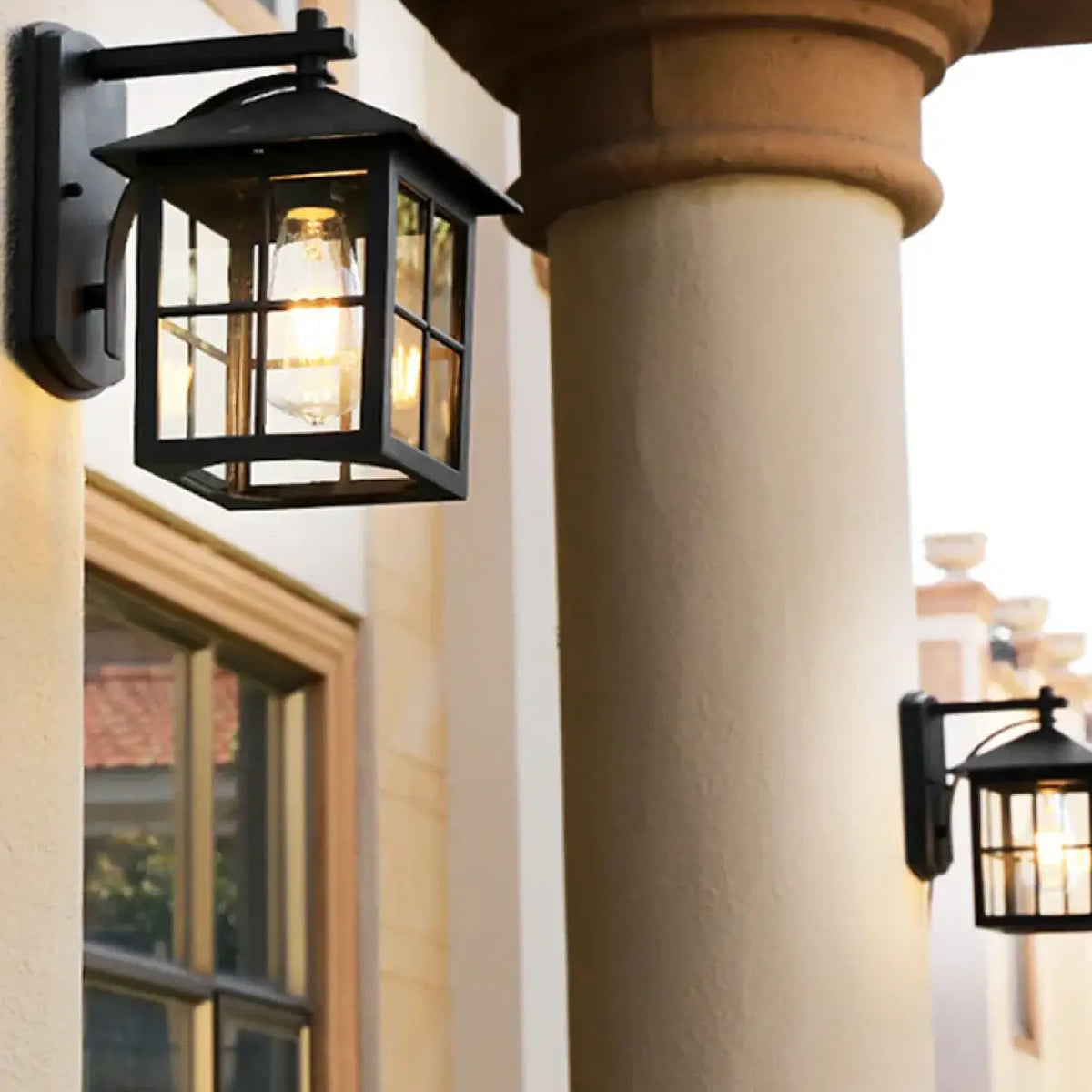 Lanterne extérieure vintage pour façade et porte d'entrée
