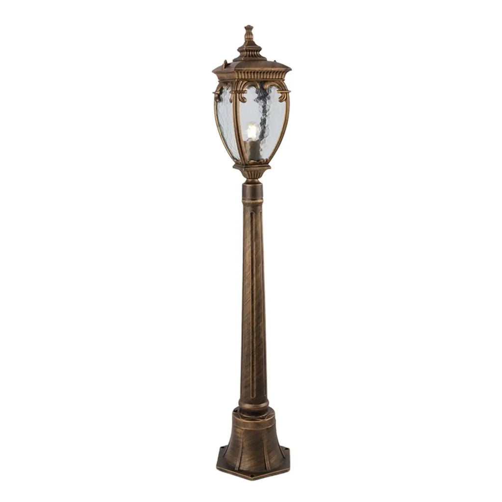 Lampadaire de jardin lanterne baroque en acier, 113 cm