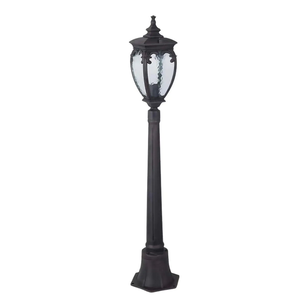 Lampadaire de jardin lanterne baroque en acier, 113 cm