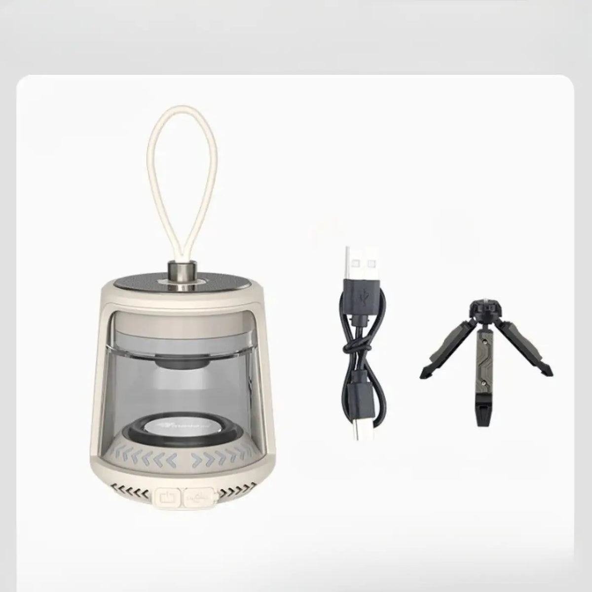 Lanterne portable moderne à poignée, noir ou blanc