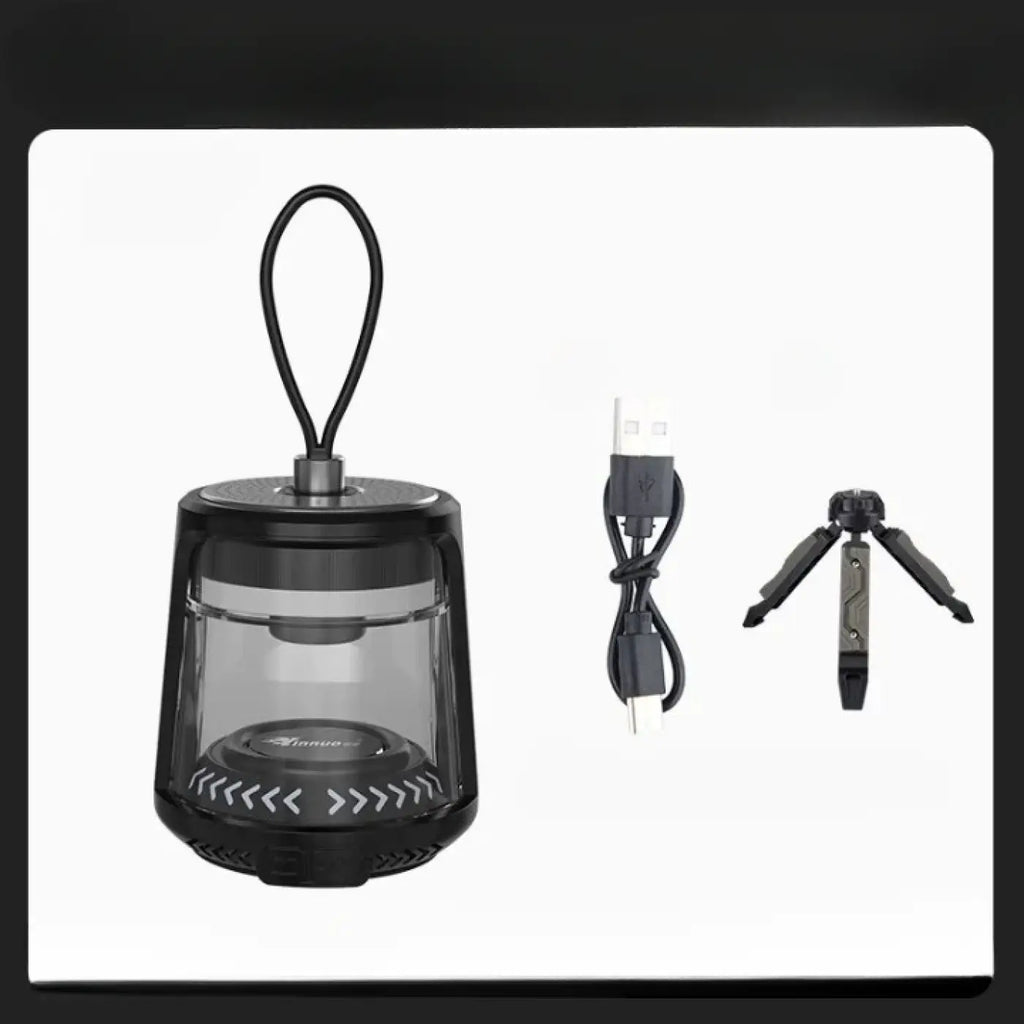 Lanterne portable moderne à poignée, noir ou blanc