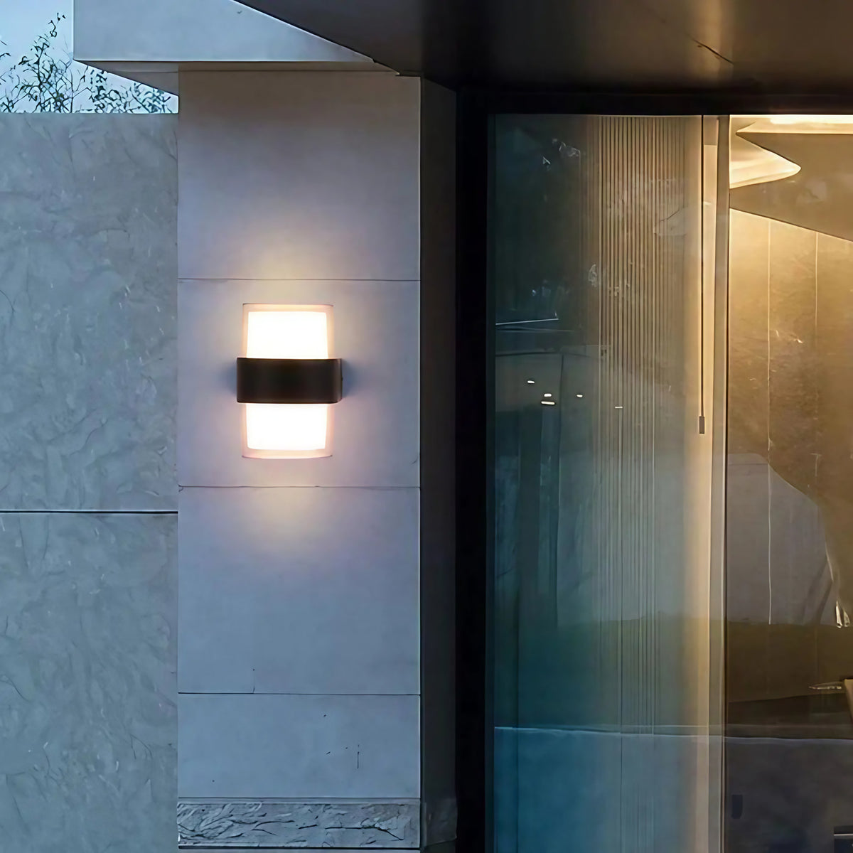 Luminaire extérieur au choix carré ou rond