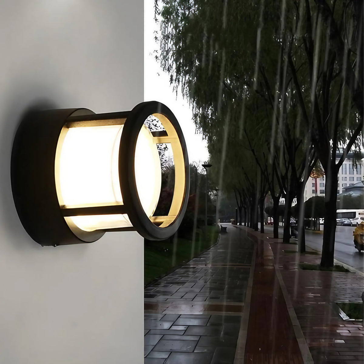 Luminaire extérieur au choix carré ou rond