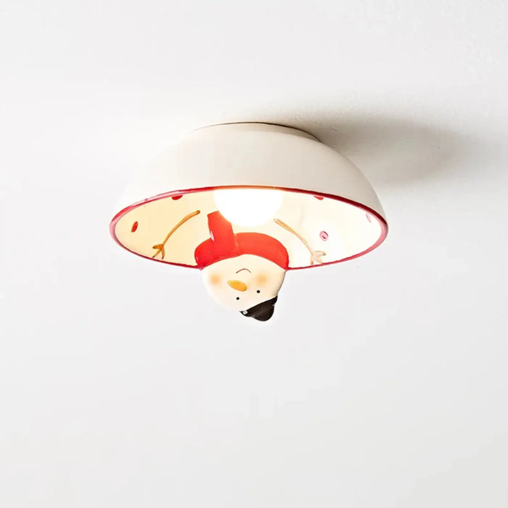 Plafonnier enfant en forme de petit bonhomme