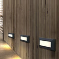 Luminaire encastré extérieur, deux tailles S ou M