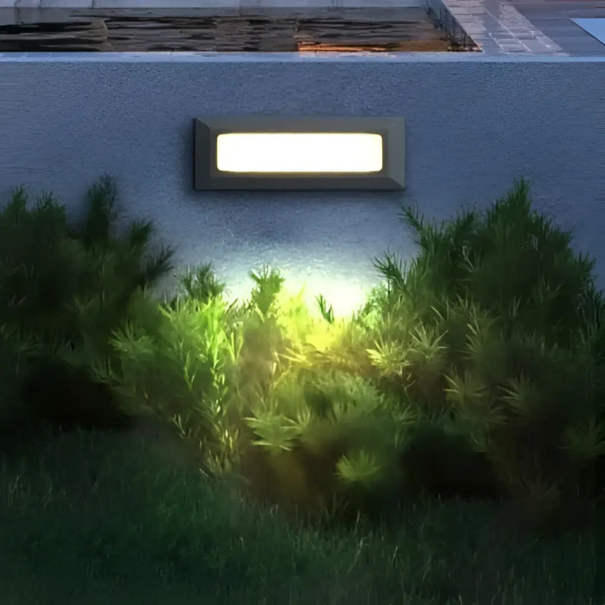 Luminaire encastré extérieur, deux tailles S ou M
