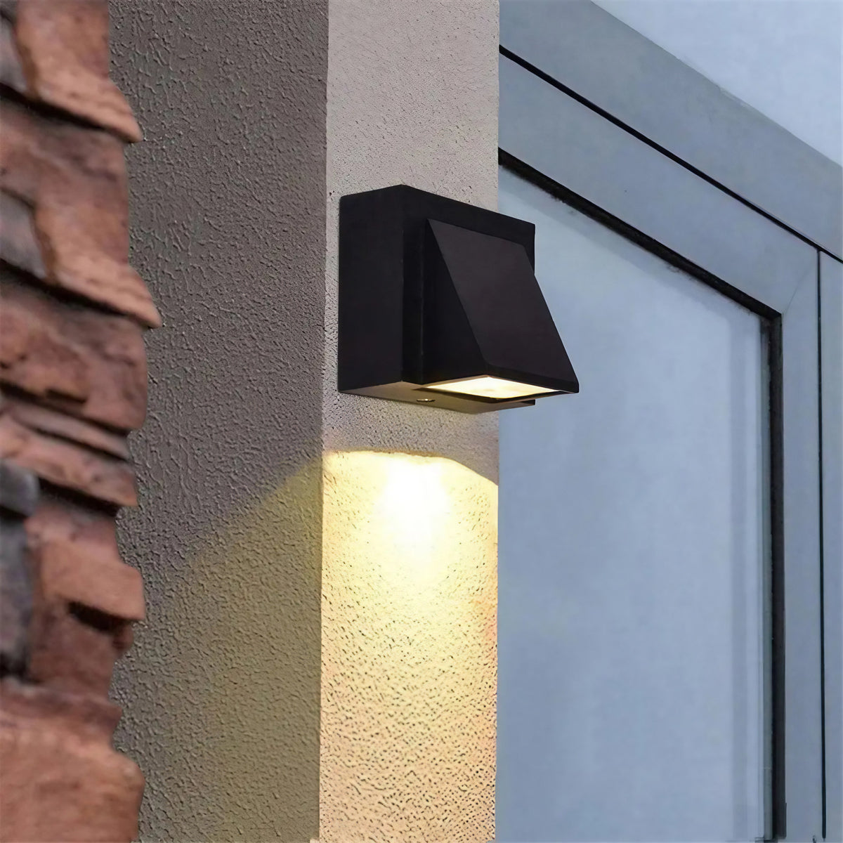 Petite applique murale extérieure pour façade et entrée