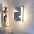Luminaire extérieur blanc à fixer au mur, taille S ou M