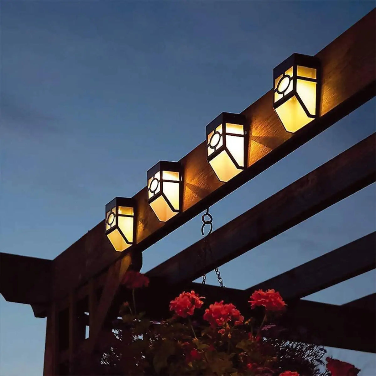 Luminaire extérieur mural, lumière chaude, froide ou multicolore