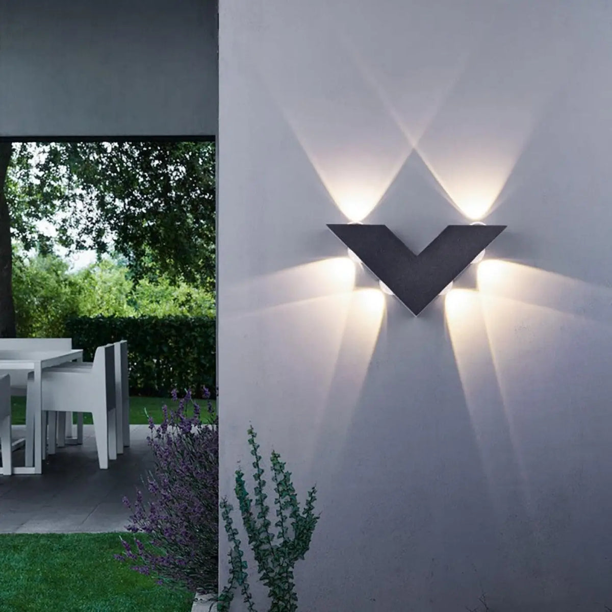 Luminaire extérieur design pour façade, terrasse et entrée