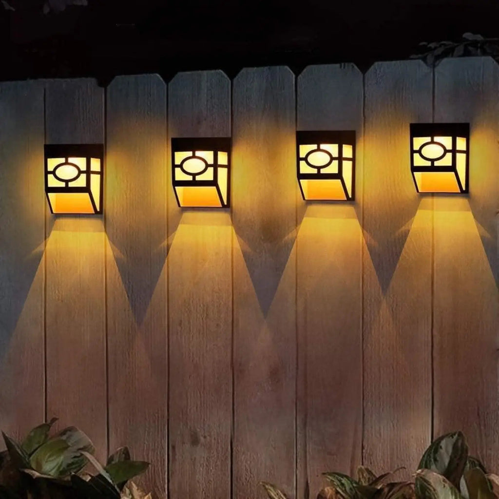 Luminaire extérieur mural, lumière chaude, froide ou multicolore