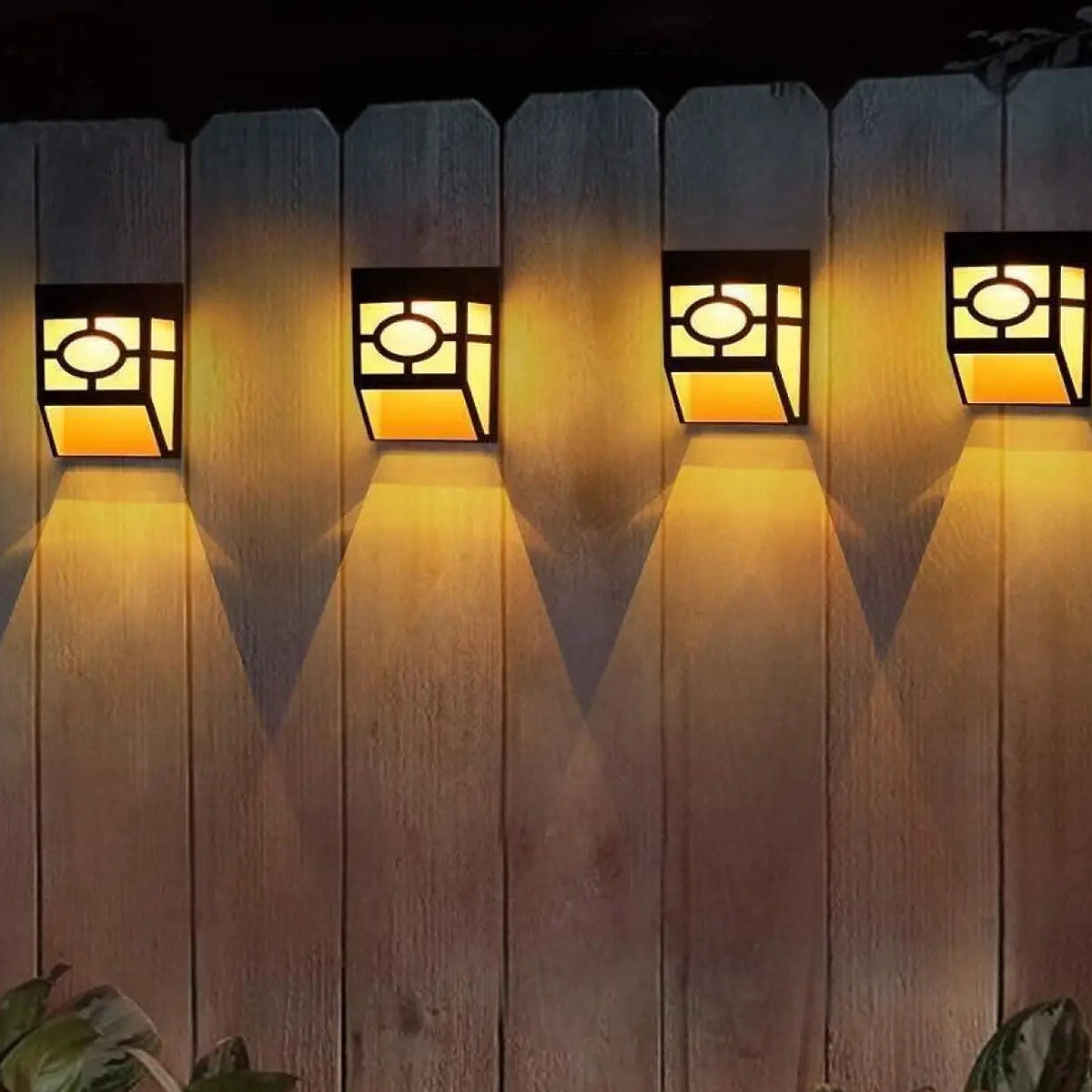 Luminaire extérieur mural, lumière chaude, froide ou multicolore