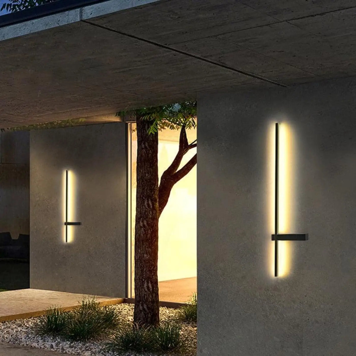 Luminaire extérieur sur pied pour allée et jardin, trois tailles