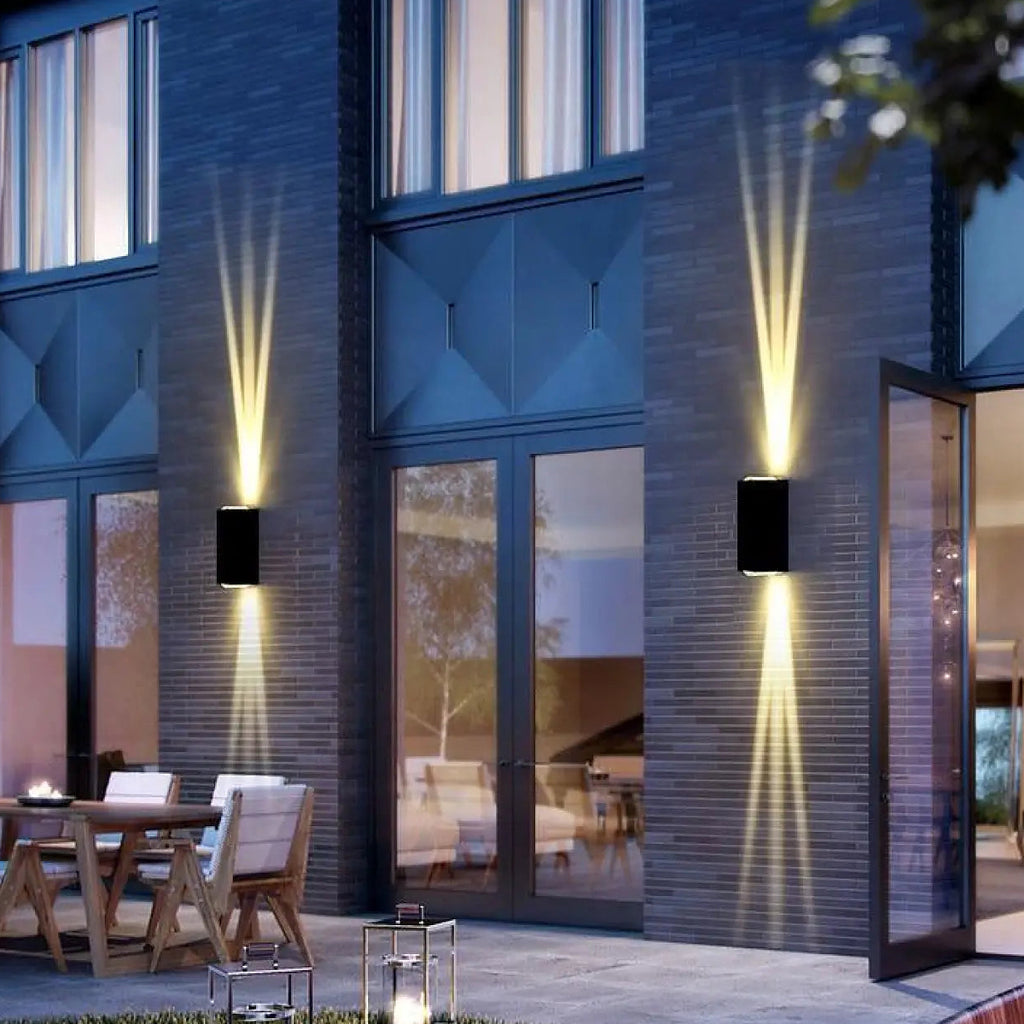 Luminaire extérieur de terrasse, un ou trois rayons
