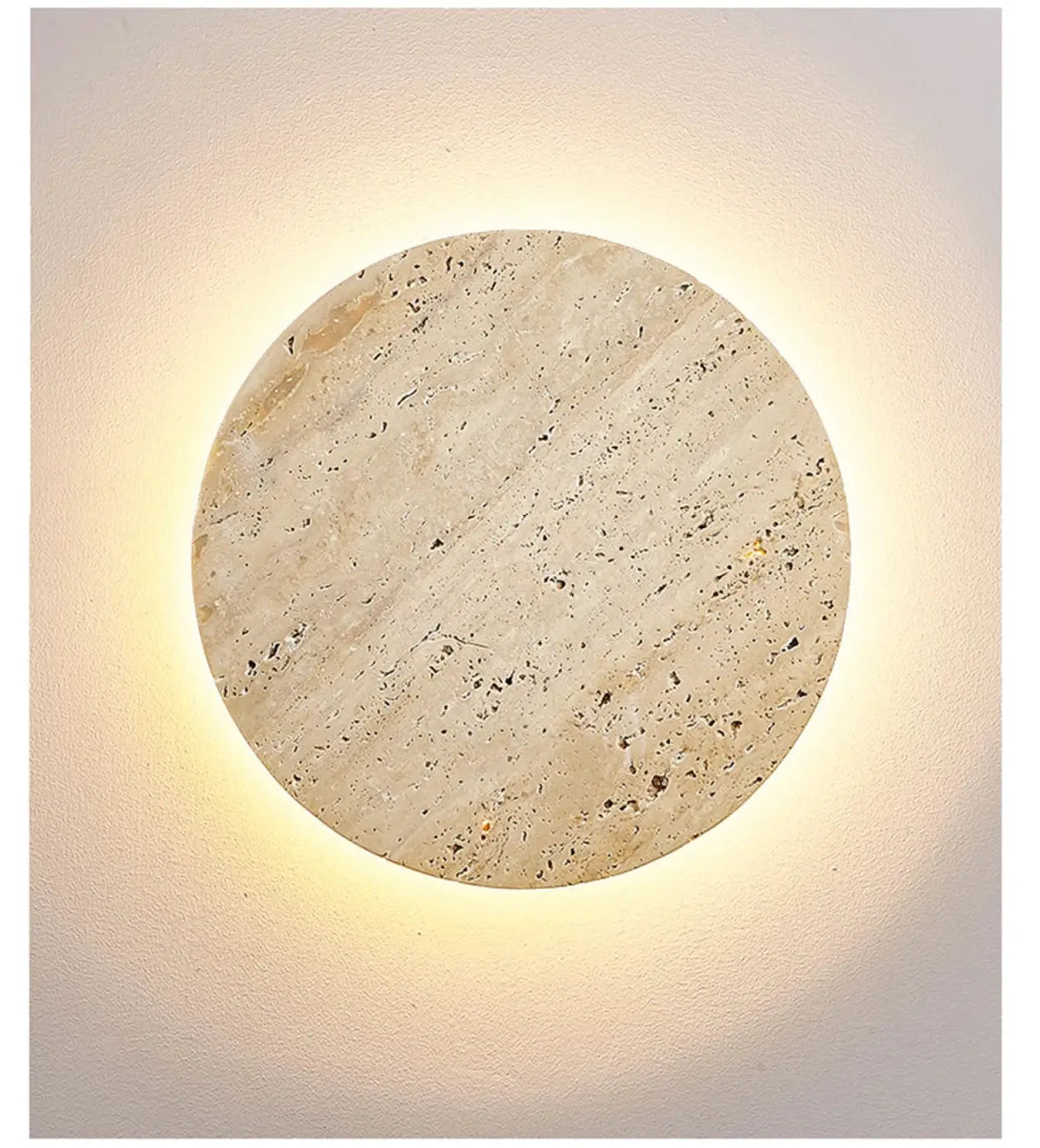 Luminaire extérieur moderne en pierre naturelle, tailles S, M ou L