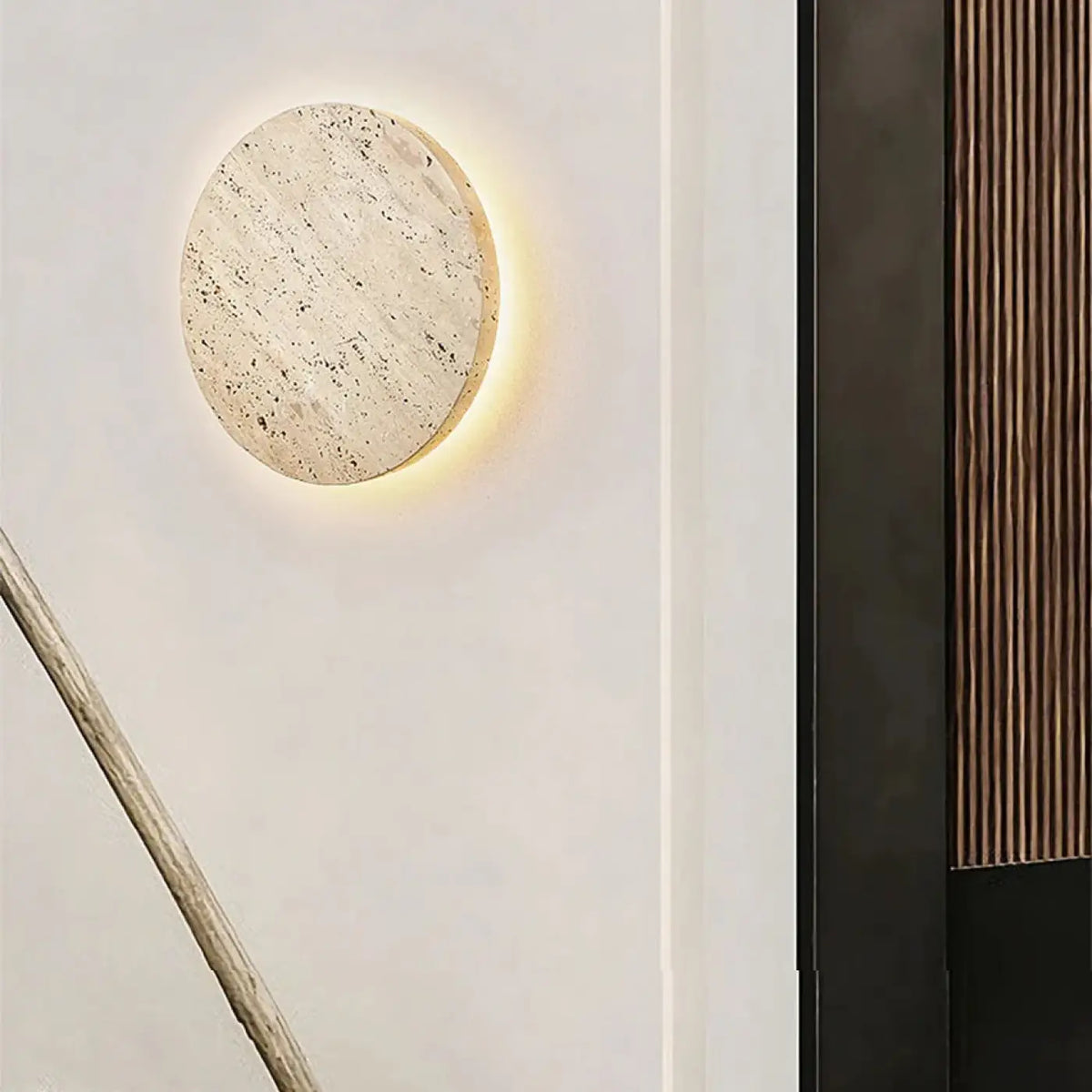Luminaire extérieur moderne en pierre naturelle, tailles S, M ou L