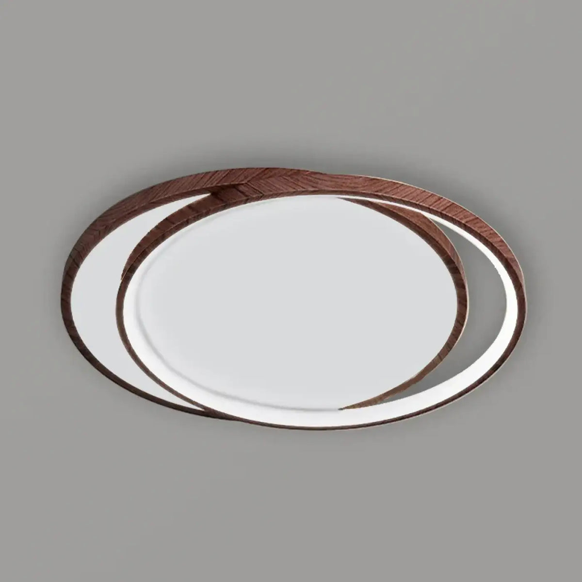 Plafonnier scandinave en bois, carré, ovale ou rond