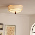 Plafonnier rond de style ancien, blanc ou vert, blanc