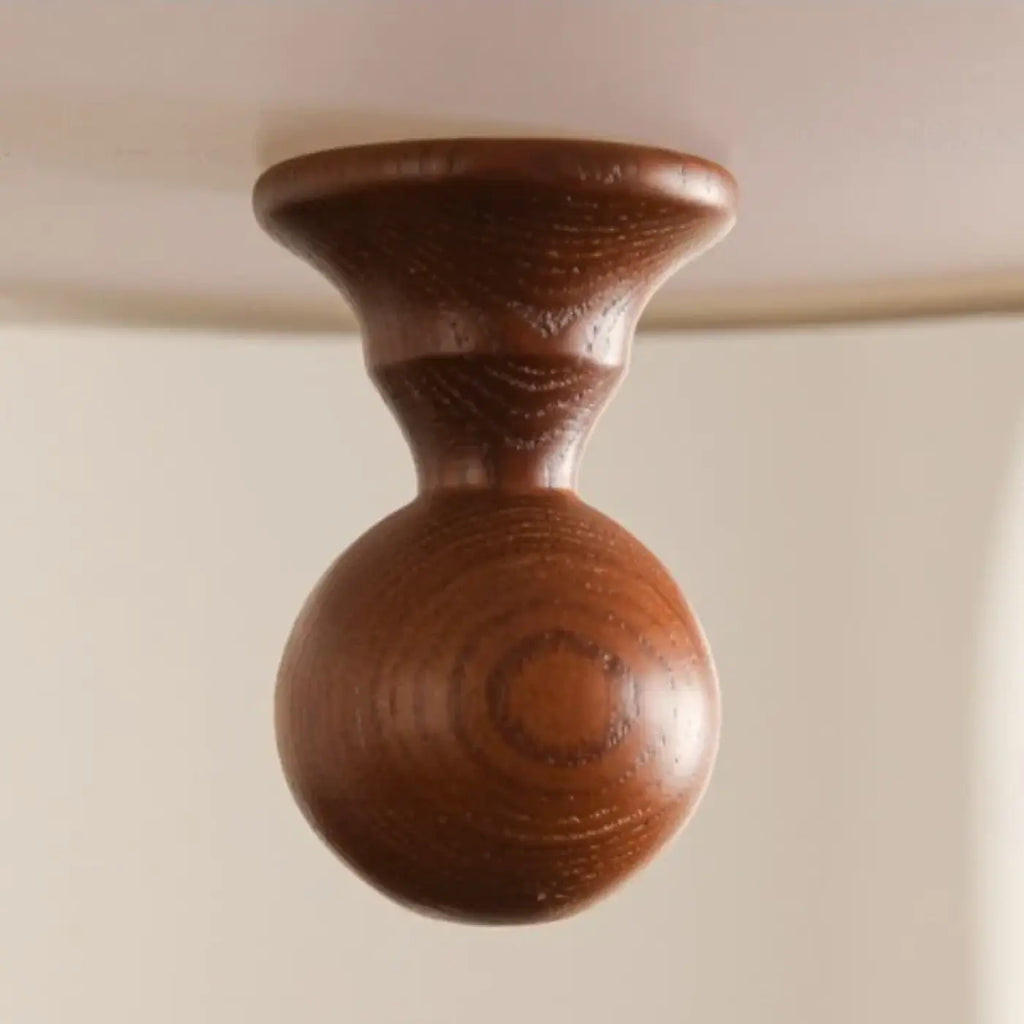 Plafonnier rond de style ancien, blanc ou vert