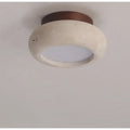 Plafonnier en travertin, pierre naturelle au style scandinave