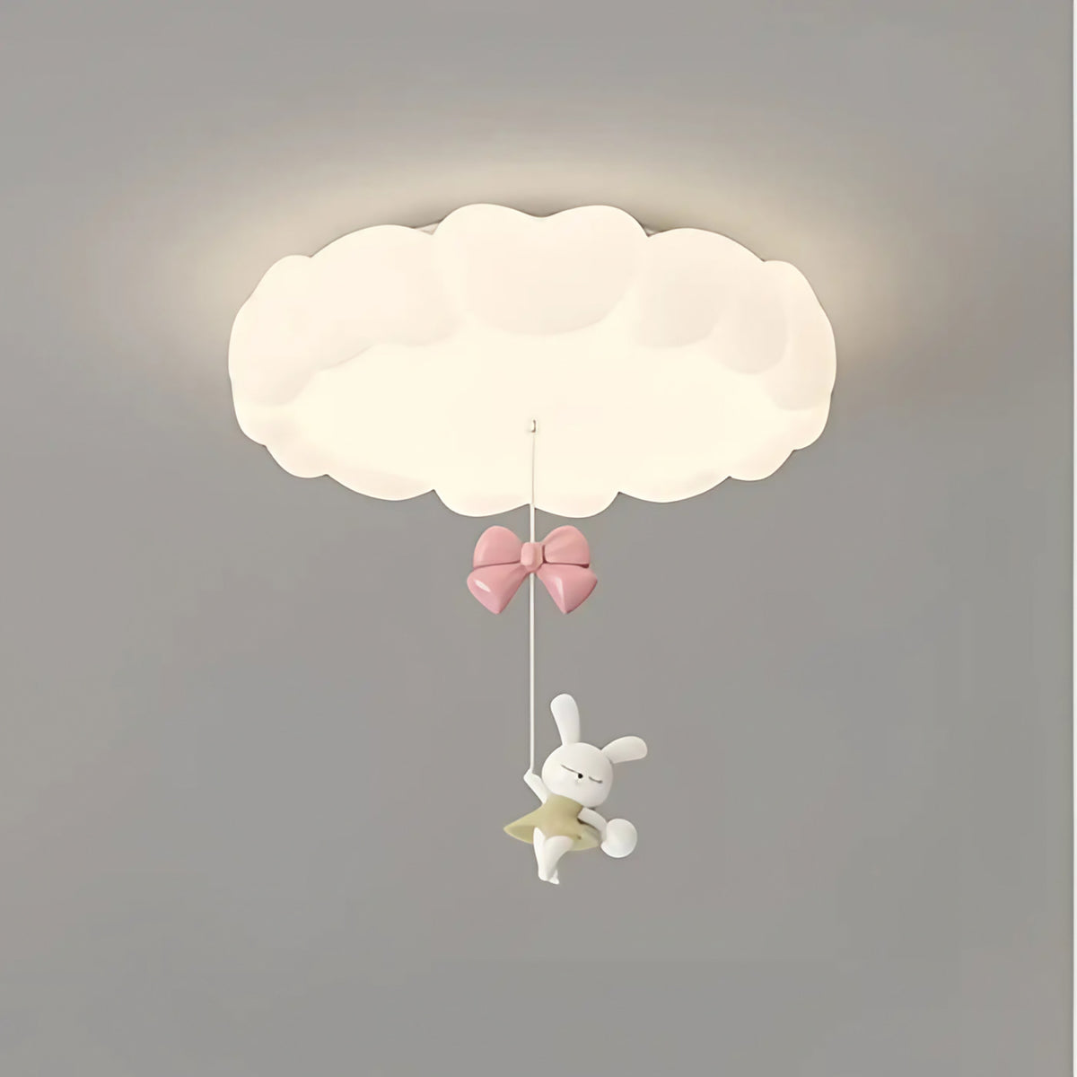 Plafonnier nuage blanc minimaliste, cinq modèles au choix