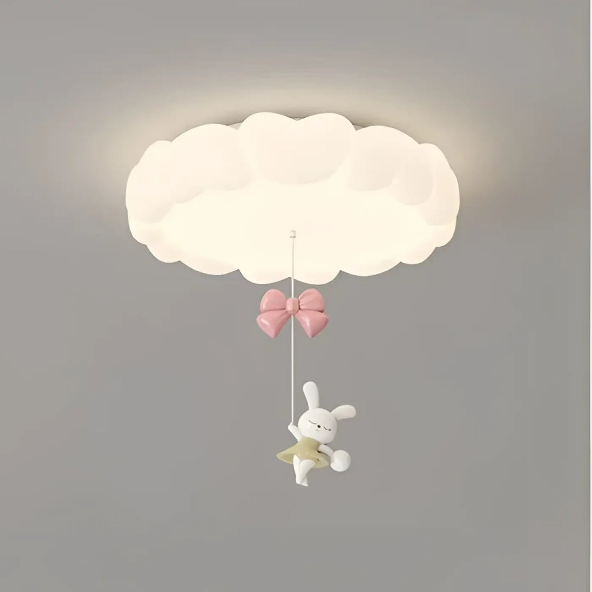 Plafonnier nuage blanc minimaliste, cinq modèles au choix